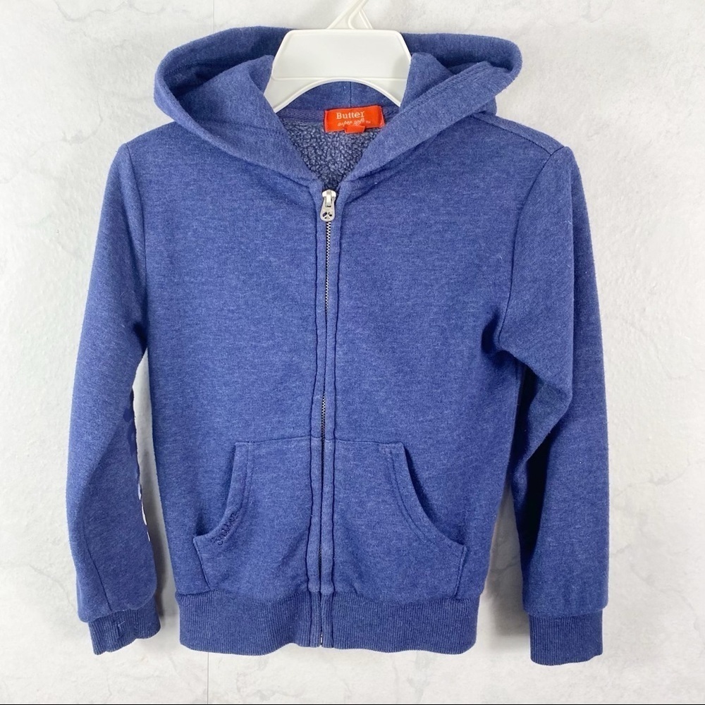 [Butter] Blue Zip-Up Jacket